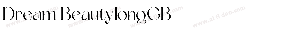 Dream BeautylongGB字体转换